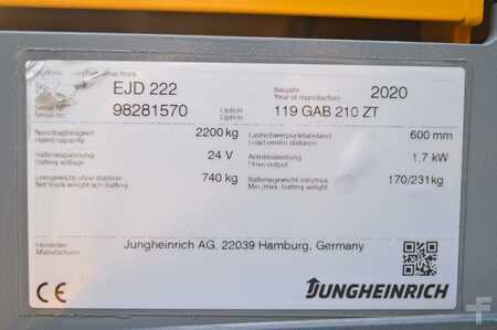 Ledstaplare gå 2020  Jungheinrich EJD 222 Batterie Bj2024 (15)
