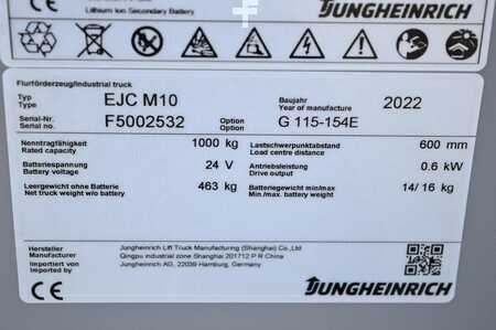 Stoccatori 2022  Jungheinrich EJC M10 (11)