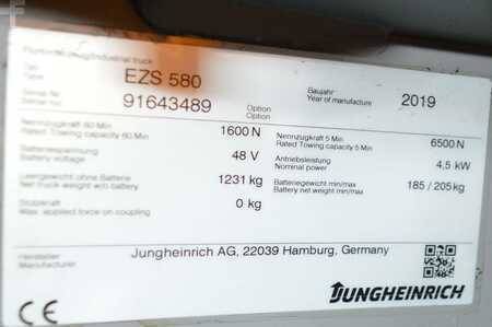 Vetotrukki 2019  Jungheinrich EZS 580 WIE NEU (14)