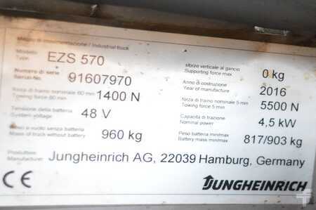 Vetotrukki 2016  Jungheinrich EZS 570 (11)