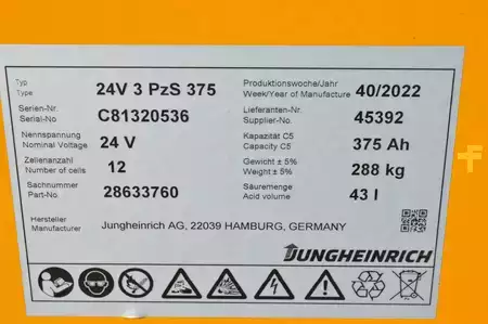 Transpaleta eléctrica 2022  Jungheinrich ERE 120 mit Waage (11)