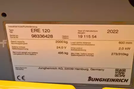 Transpaleta eléctrica 2022  Jungheinrich ERE 120 (10)