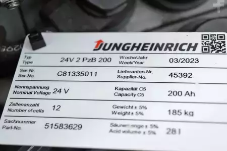 Pinontavaunu 2017  Jungheinrich EJC 112, mit Batterie von 2023 (10)