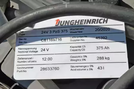 Apilador eléctrico 2020  Jungheinrich EJC 214 (10)