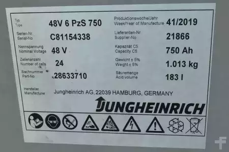3-wiel elektrische heftrucks 2019  Jungheinrich EFG 220 (14)