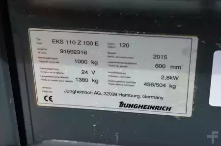 Vertikal ordreplukker 2015  Jungheinrich EKS 110z (11)