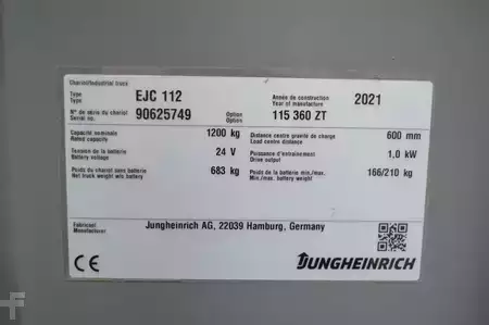 Hochhubwagen 2021  Jungheinrich EJC 112 (9)