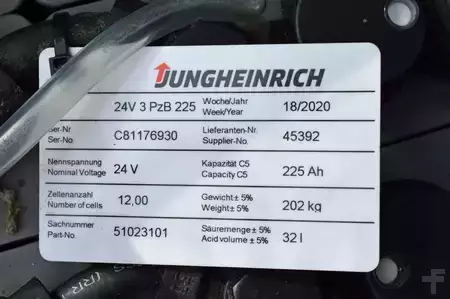 Hochhubwagen 2020  Jungheinrich EJC 214z (12)