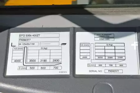 Eléctrico - 4 rodas 2019  Jungheinrich EFG 535k Batterie Baujahr 2024 (13)