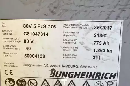 Elektryczne 4-kołowe 2017  Jungheinrich EFG 540ks (13)