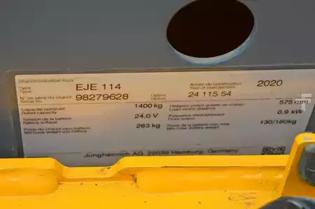 Niederhubwagen 2020  Jungheinrich EJE 114 (10)