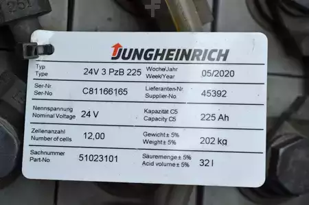 Hochhubwagen 2020  Jungheinrich EJC 112z (11)