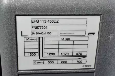 Elektro tříkolové VZV 2022  Jungheinrich EFG 113 (13)
