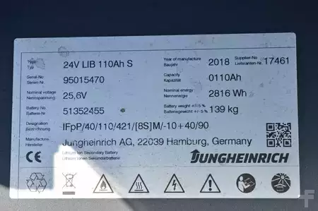 Hochhubwagen 2018  Jungheinrich EJC 110 (10)