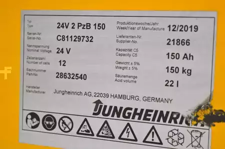 Wózki niskiego podnoszenia 2019  Jungheinrich EJE 116 (9)