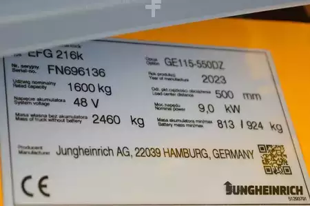 Elektro 3 Rad 2023  Jungheinrich EFG 216k (15)