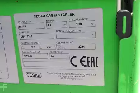 Electric - 3 wheels 2019  Cesab B 215 (14)
