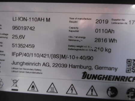 Pallestabler 2019  Jungheinrich EJC 216 ISO 2A 280ZT (6)