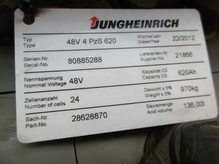 Tolóoszlopos targonca 2012  Jungheinrich ETV 110 (6)
