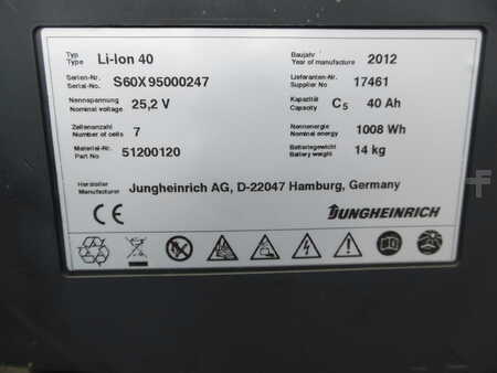 Porta-paletes elétrico 2013  Jungheinrich EJE 112 (8)