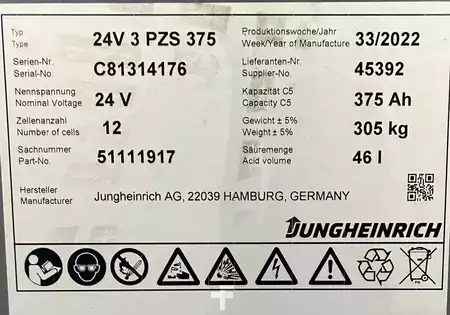 Apilador eléctrico 2022  Jungheinrich EJC214z  Initialhub!!! 686 Std. (9)