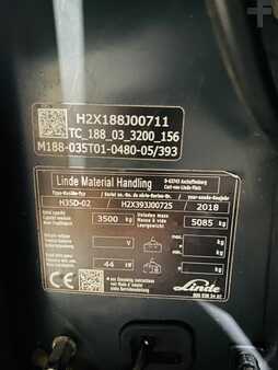 Dieselstapler 2018  Linde H 35 D-02 EVO 3B Triplex Kabine Klima (6)