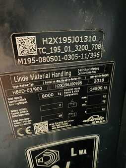 Dieselstapler  Linde H 80 D-03/900 EVO Kabine STVO ZVG (8)