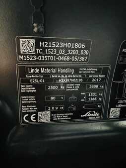 Elektro 4 Rad  Linde E 25 L-01 Triplex Batterie Bj.19 (6)