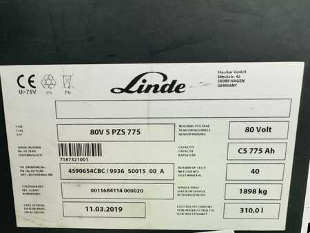 Elektromos 4 kerekű 2016  Linde E 45 H-01/600 Kabine Triplex Batterie Bj.19 (10)