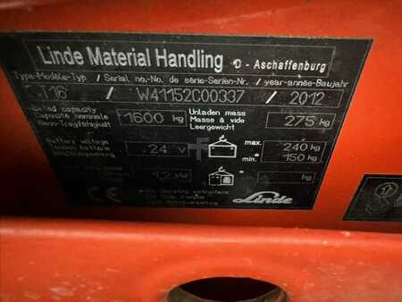 Niederhubwagen  Linde T 16 (4)