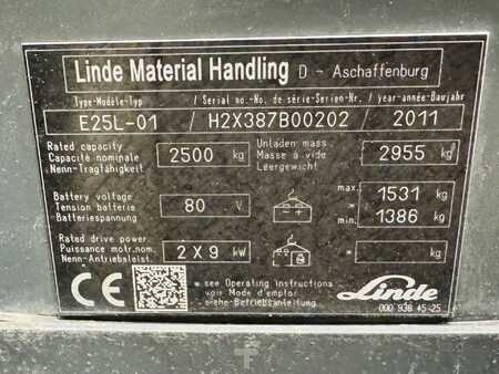 Elektro 4 Rad  Linde E 25 L-01 Batterie Bj.16 (6)