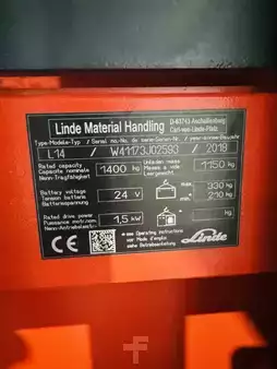 Hochhubwagen 2018  Linde L 14 Triplex (5)