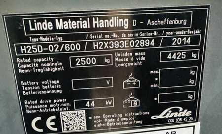 Linde H 25 D-02/600 EVO 3B Triplex STVO