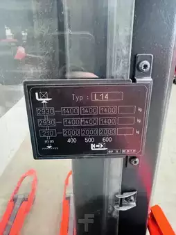 Wózek wysokiego podnoszenia 2016  Linde L 14 i Batterie Bj.21 (6)