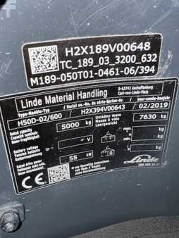 Dieselstapler 2019  Linde H 50 D-02/600 EVO 3B Kabine Triplex (8)
