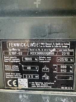 Elektro čtyřkolový VZV 2016  Linde E 16 P-02 EVO Triplex (6)