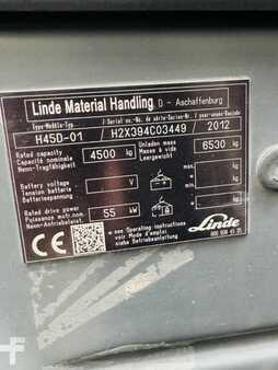 Dieselstapler 2012  Linde H 45 D-01 Kabine Triplex ZVG STVO (5)