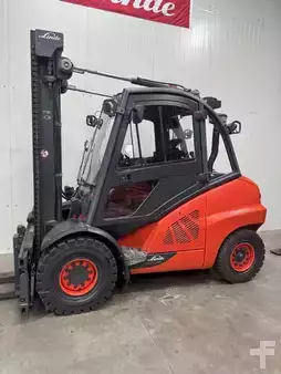 Dieselstapler 2014  Linde H 50 D-02/600 EVO 3B Kabine STVO Luftreifen (2)