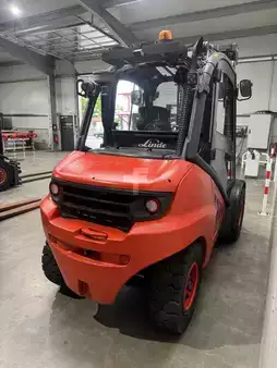 Dieselstapler 2014  Linde H 50 D-02/600 EVO 3B Kabine STVO Luftreifen (4)