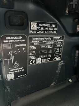 Elektro 3 Rad  Linde E 16-02 EVO Duplex Batterie 84% (8)