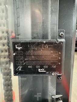 Hochhubwagen  Linde L 14 i Triplex (7)