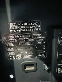 Dieselstapler  Linde H 30 D-02 EVO 3B Triplex Teilkabine ZVG (8)