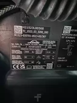 Elektro 4 Rad 2022  Linde E 35 HL-01 Kabine Triplex  Batterie 85% (8)