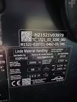 Elektro 4 Rad 2019  Linde E 20 PH-02 EVO Triplex Kabine ZVG (10)