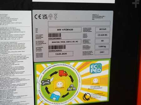 Carrelli elettrici 4 ruote 2024  Toyota 9FBMK30T (5)