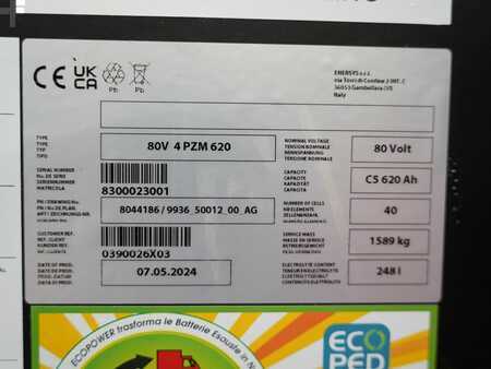 Carrelli elettrici 4 ruote 2024  Toyota 9FBMK30T (6)
