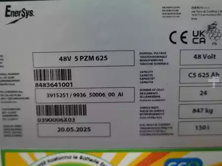 Chariots électriques à 3 roues 2025  Toyota 8FBEK18T (6)