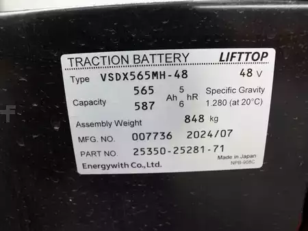 Eléctrico - 4 rodas 2024  Toyota 8FB25 (6)