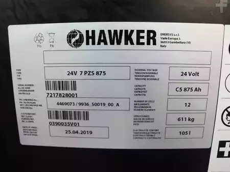 Eléctrica de 3 ruedas 2019  Toyota 7FBEST13 (6)