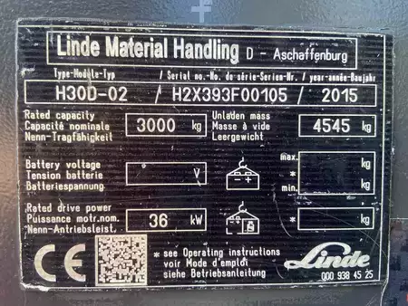 Dieselstapler  Linde H 30 D - 393 (8)